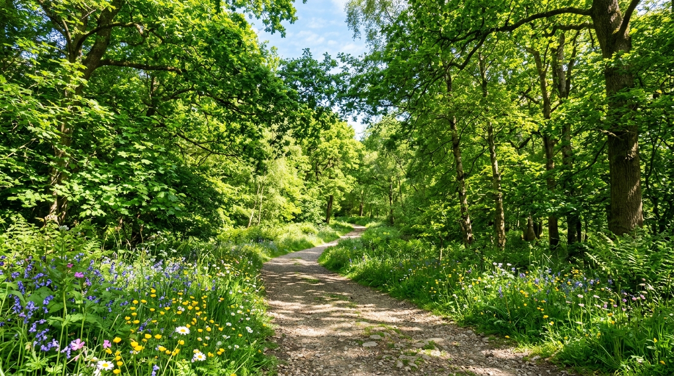 Затишна лавка в осінньому парку з пледом та книгою